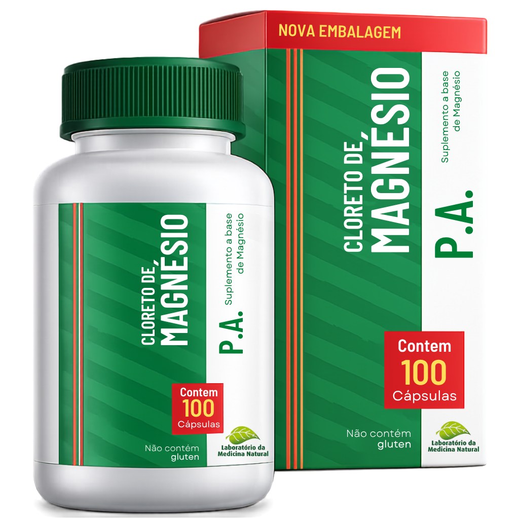 Cloreto de Magnesio 500mg 100 cápsulas Medinal