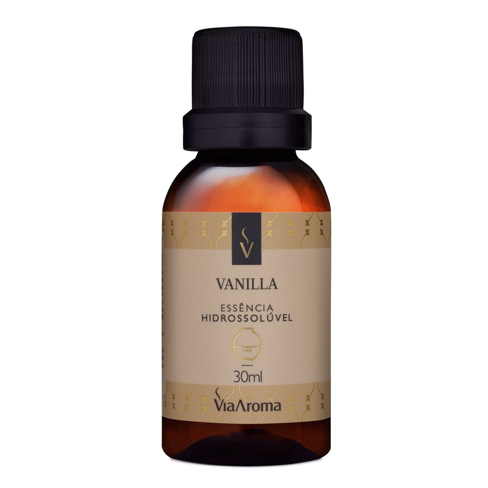 Essencia Hidrossoluvel Vanilla 30ml Via Aroma