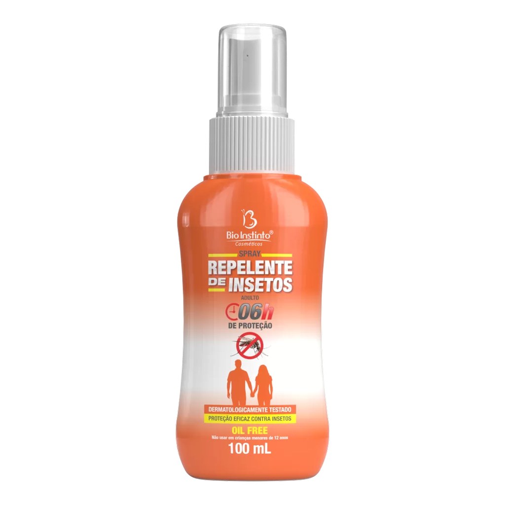 Repelente de Insetos 6h Spray 100ml Bio Instinto