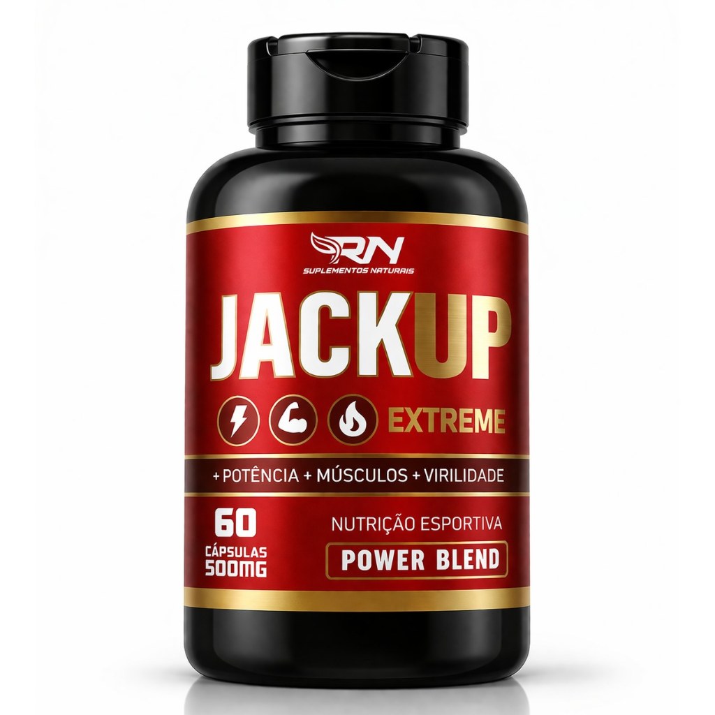 Jackup - Long Jack composto 500mg 60 cápsulas RN Suplementos
