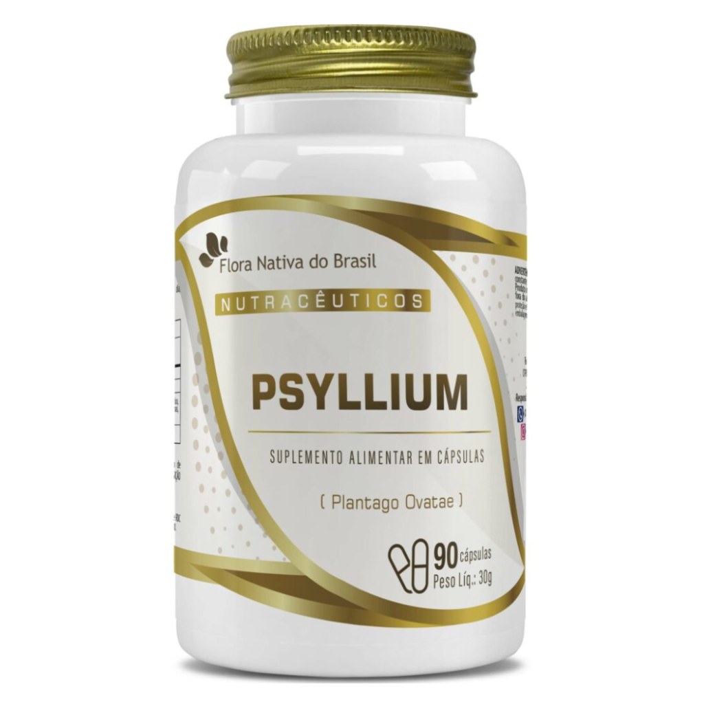 Psyllium 500mg 90 cápsulas Flora Nativa