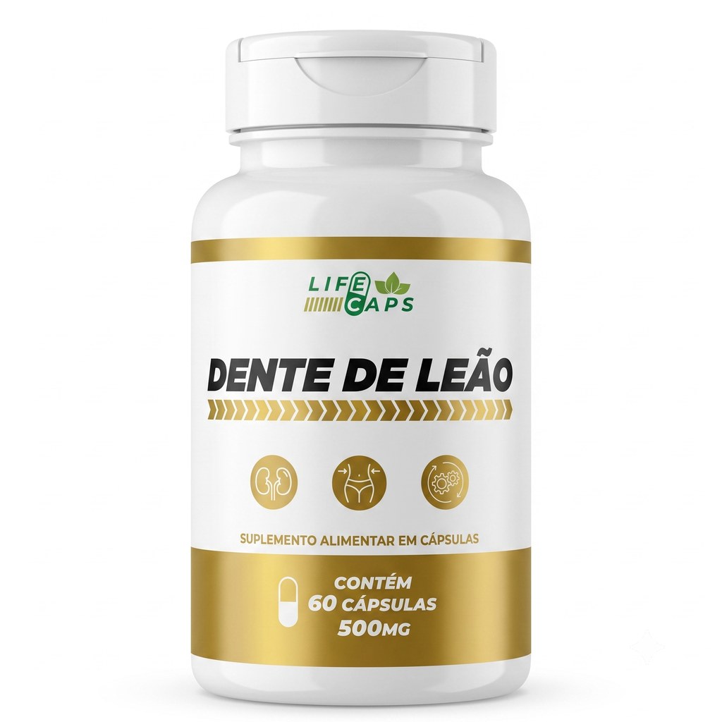 Dente de leao 500mg 60 cápsulas Distrvida
